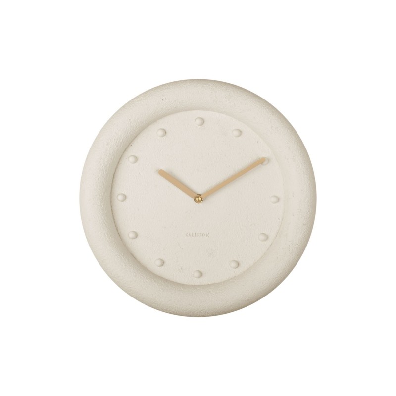 PETRA Horloge polyresine Ivoir