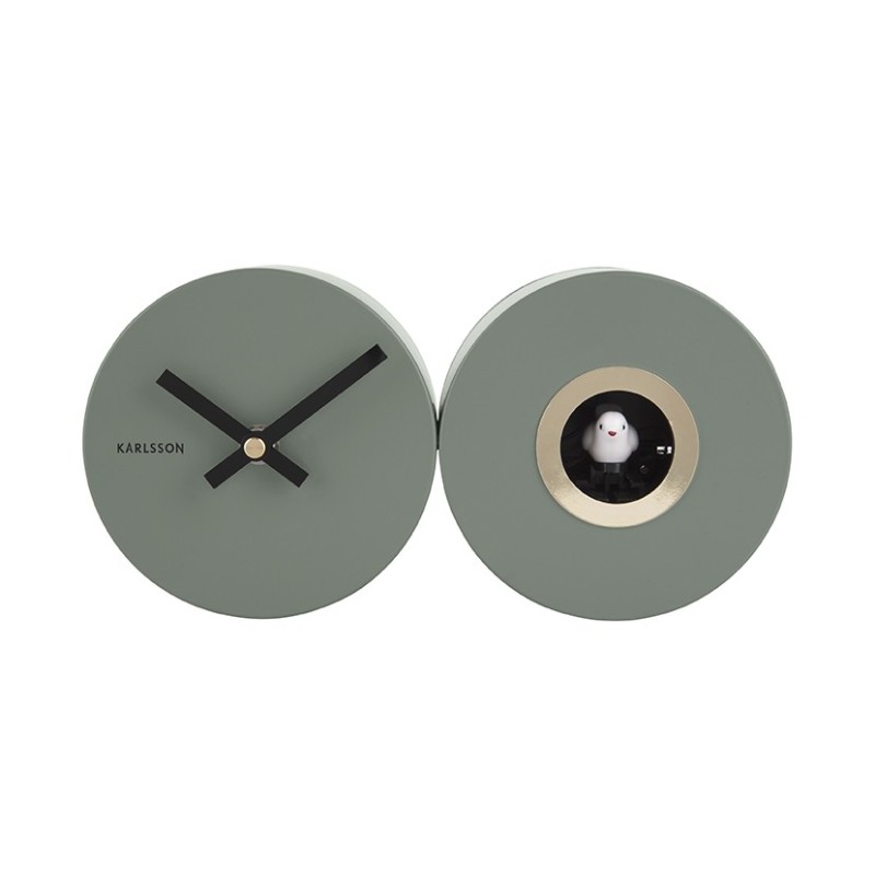 CUCKOO Horloge à coucou Vert Jungle