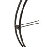 URBAN Horloge Ronde Métal Noir 80cm