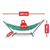 Hamac Nylon Turquoise avec rack black