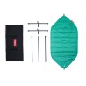 Hamac Nylon Turquoise avec rack black