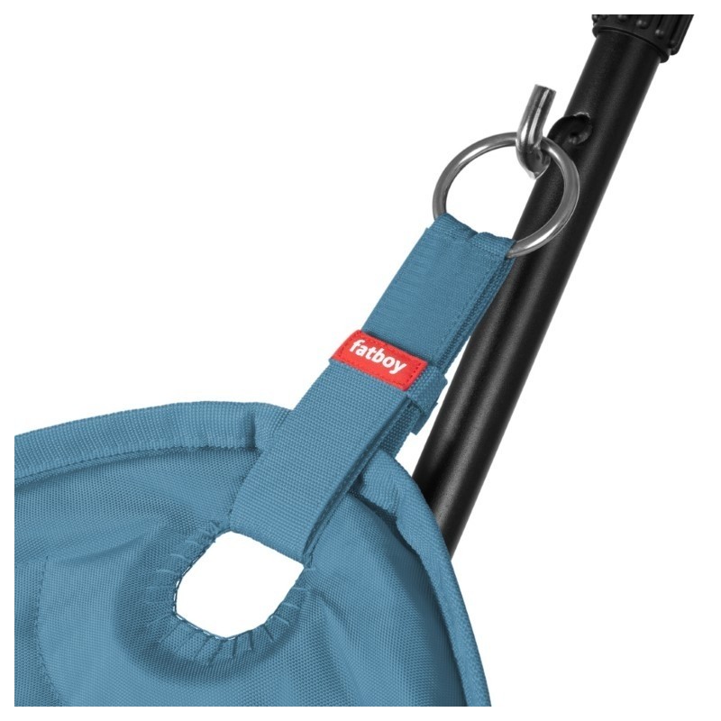 Hamac Nylon Jeans Light Blue avec rack black