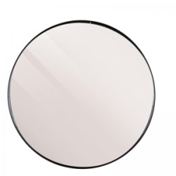 JUMA Miroir métal Noir