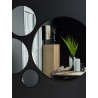 JUMA Miroir métal Noir
