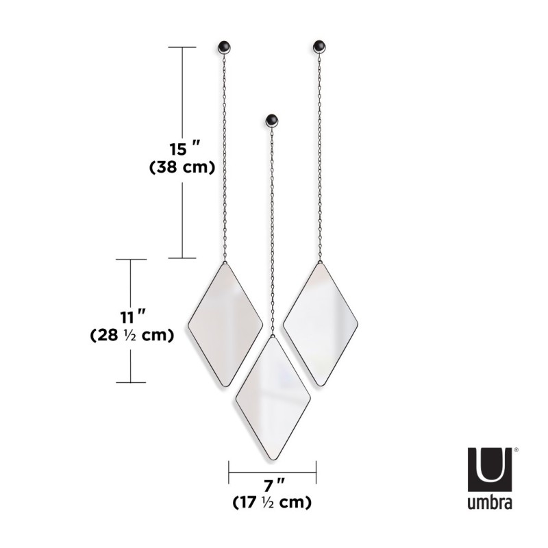 DIMA S 3 Miroirs Noir