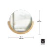 Umbra Mira Miroir rond