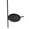 Miroir Echelle 2 Plateaux Rond Metal Verre Noir