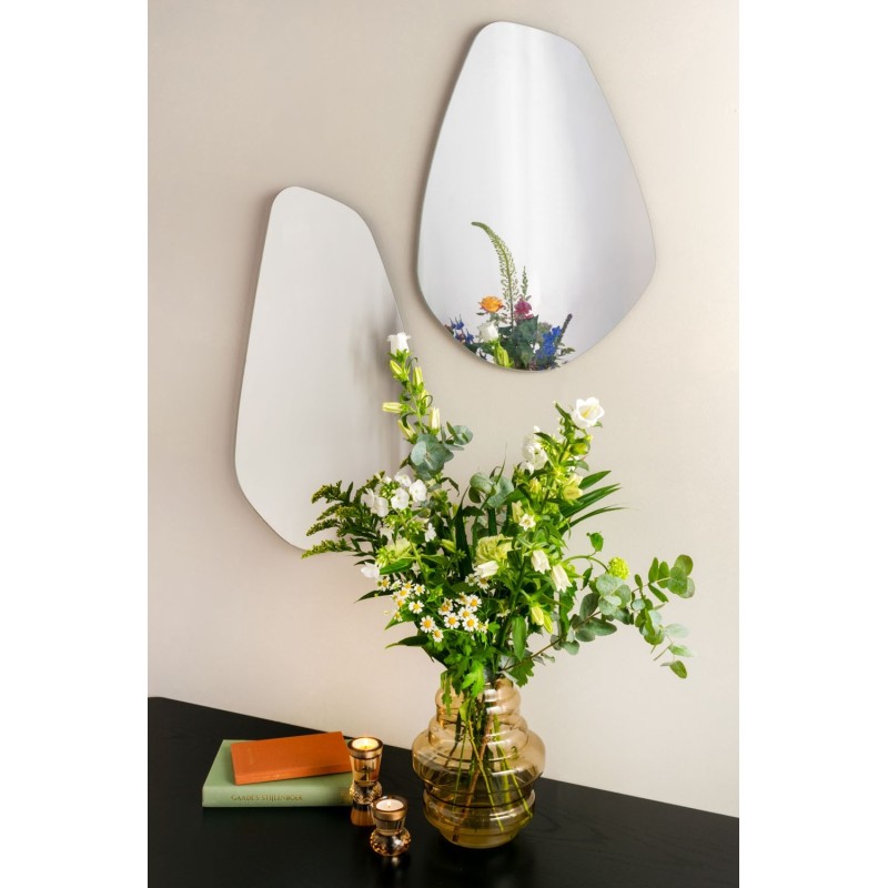 Miroir Organic Oval Silver