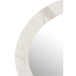 MARBLE Miroir effet marbre Blanc