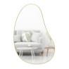 HUBBA Pebble Miroir 24X26 Doré
