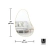 HUBBA Pebble Miroir 24X26 Doré