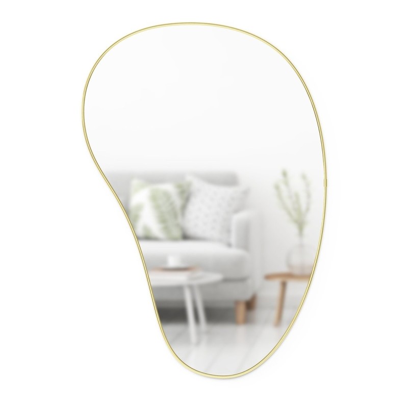 HUBBA Pebble Miroir 24X26 Doré