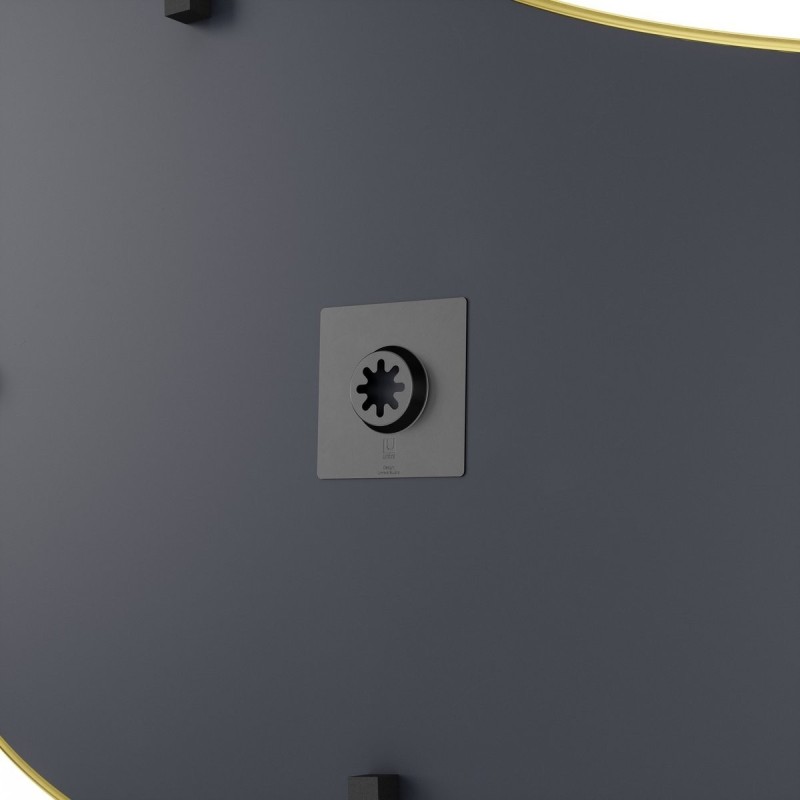 HUBBA Pebble Miroir 24X26 Doré