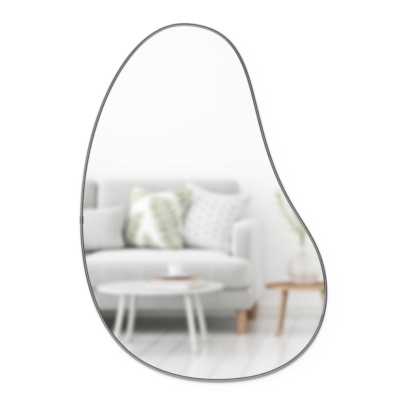 HUBBA Pebble Miroir 24X26 Metallic Titanium