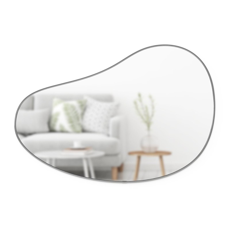 HUBBA Pebble Miroir 24X26 Metallic Titanium