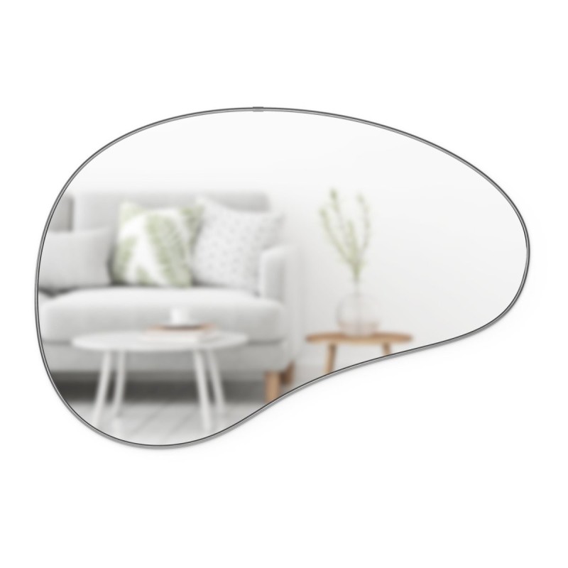 HUBBA Pebble Miroir 24X26 Metallic Titanium