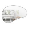 HUBBA Pebble Miroir 24X26 Metallic Titanium