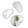 HUBBA Pebble Lot de 3 miroirs Chrome
