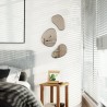 HUBBA Pebble Lot de 3 miroirs Chrome