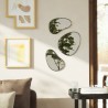 HUBBA Pebble Lot de 3 miroirs Chrome