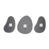 HUBBA Pebble Lot de 3 miroirs Chrome