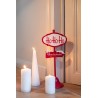 Bougie Conique Tricot Cire Blanc Small