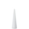 Bougie Conique Tricot Cire Blanc Small