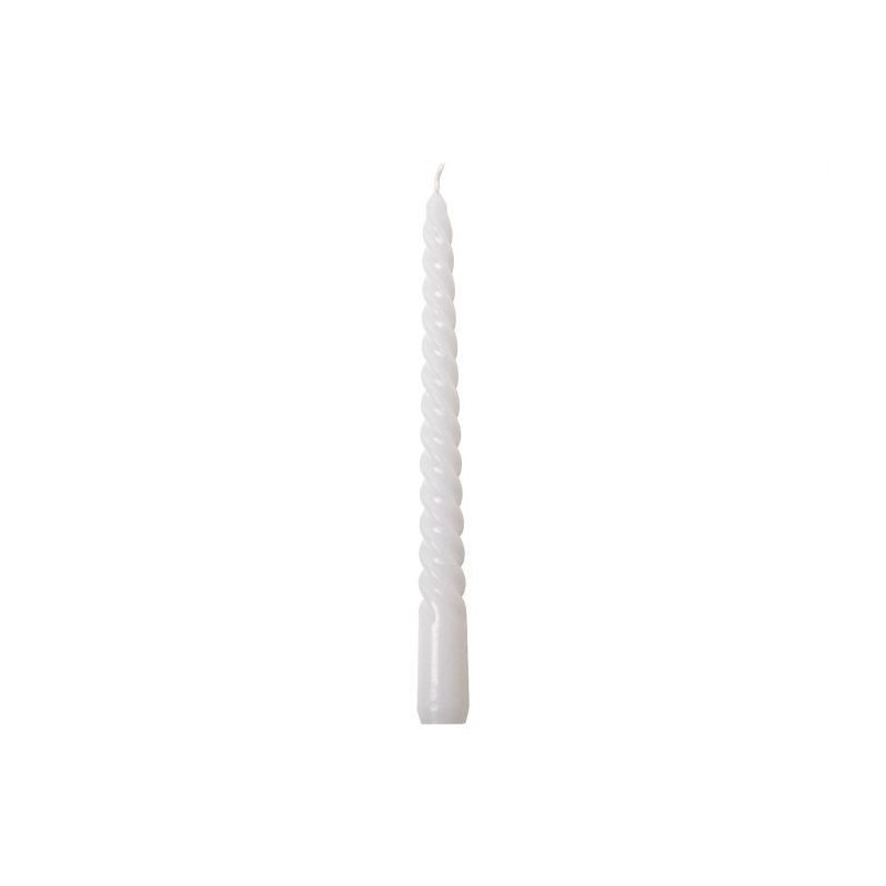 Bougie chandelle Twist Ivoir  Pc