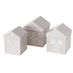 Boites cadeaux Pain d épice set de 3