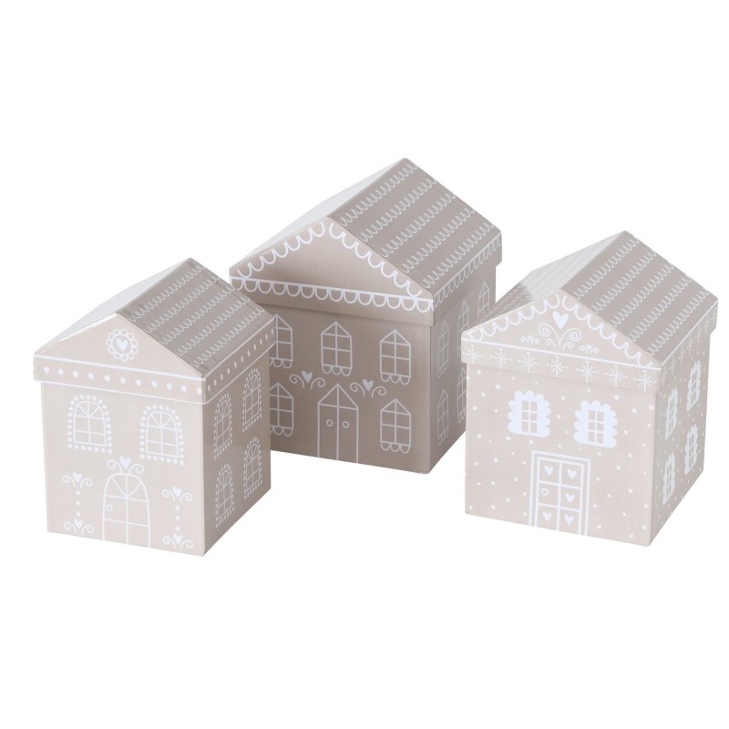 Boites cadeaux Pain d épice set de 3