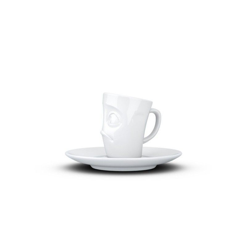 Tasse Expresso Humeur Perplexe