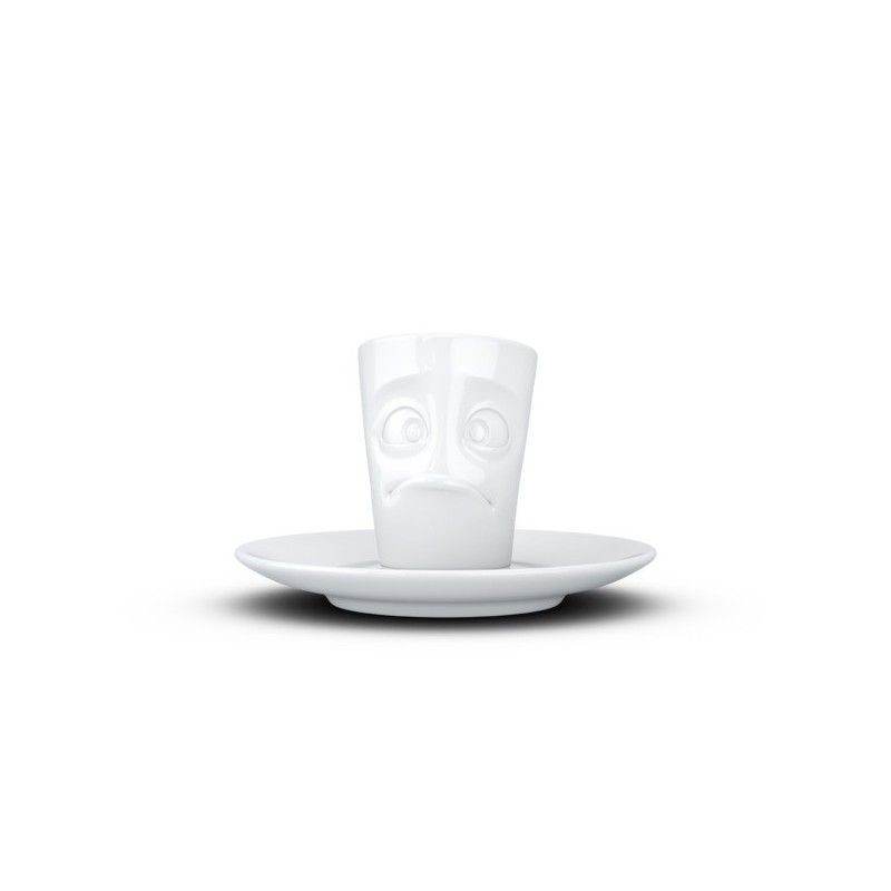 Tasse Expresso Humeur Perplexe