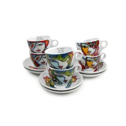 Tasses CAFE  Josien Broeren - Set de 6