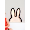 Miffy Wooden mood light - Noir  S