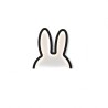Miffy Wooden mood light - Noir  S
