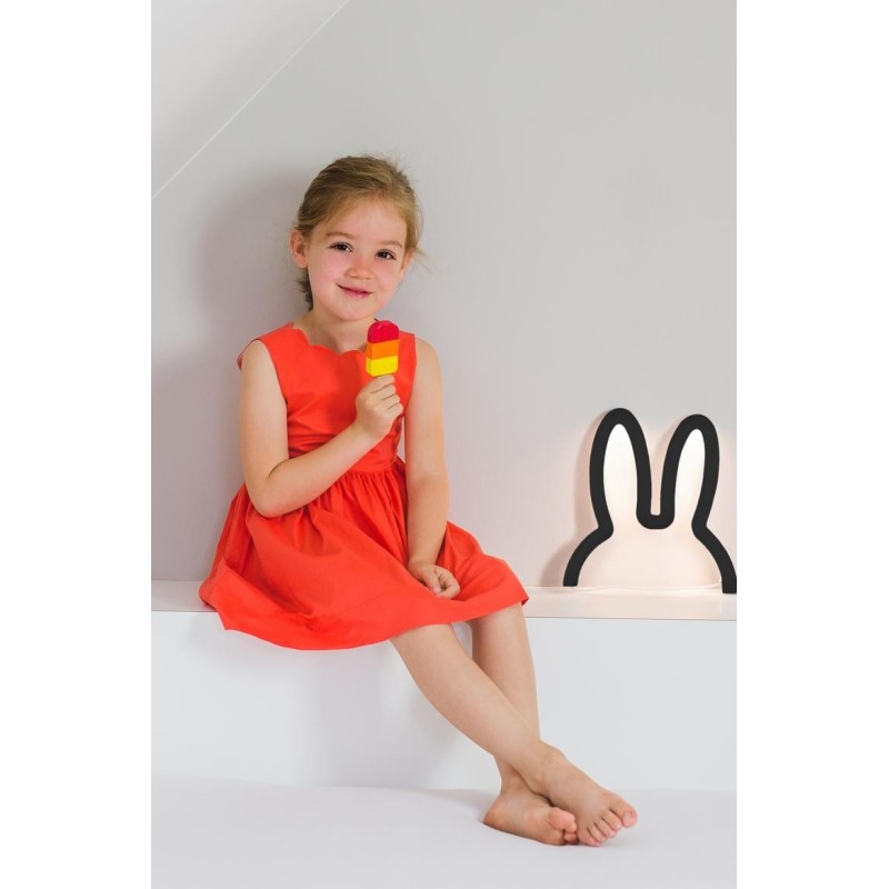 Miffy Wooden mood light - Noir  S
