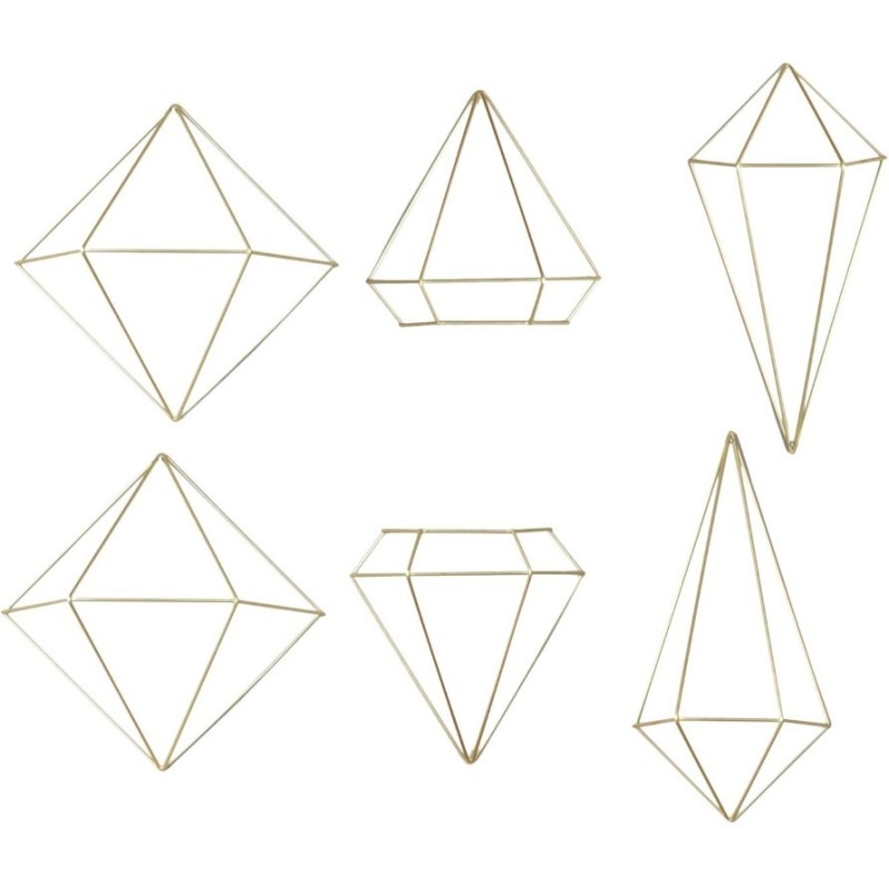 PRISMA Wall Decor Doré