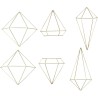 PRISMA Wall Decor Doré