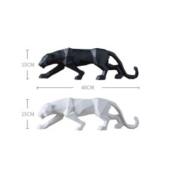 PANTHER Statue origami Noire