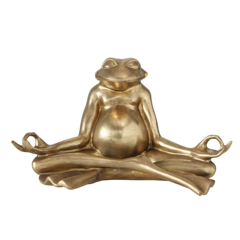 MORTY Grenouille Yoga Doré