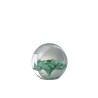 Presse Papier Fleurs Verre Menthe Small