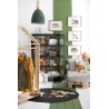 Portant Maison Sur Roulettes Bois De Pin Naturel