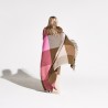 Plaid Fatboy COLOUR BLEND BLANKET Rhubarb