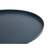 Plateau decoratif metal Bleu canard