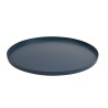Plateau decoratif metal Bleu canard