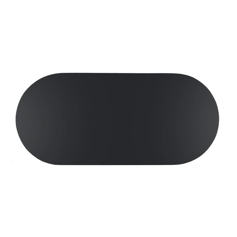 MIRAGE Plateau oval Noir