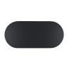 MIRAGE Plateau oval Noir