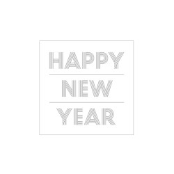 Serviettes Happy New Year