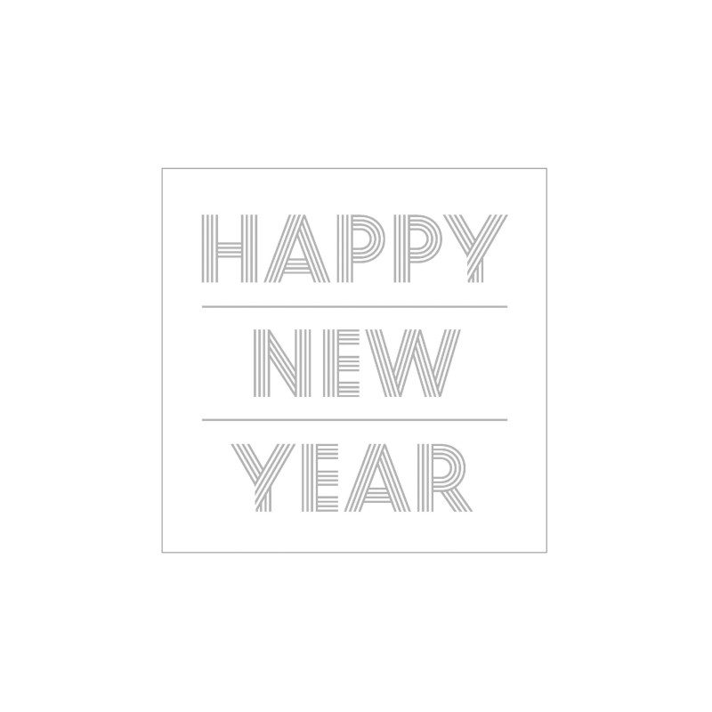 Serviettes Happy New Year