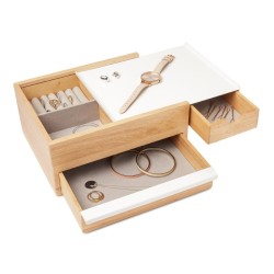 Boite à bijoux bois naturel  STOWIT